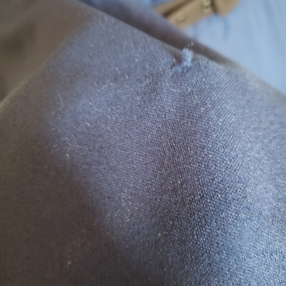 Vintage 80's does 40's navy shirt dress - Picture 5 of 5